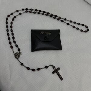 Rosary, with Carrying Case, Vintage, Italy